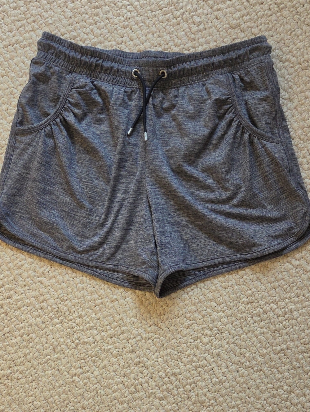 all in motion Heather Charcoal Pull-On Athletic Shorts